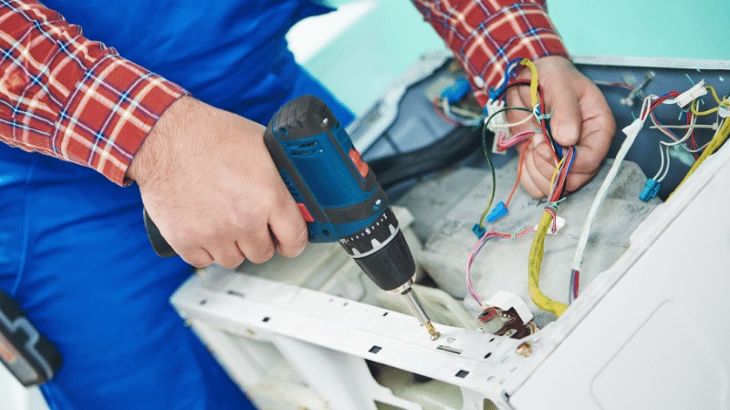 Turgutlu Westinghouse Westinghouse çamaşır makinesi kart tamiri – Su almama arızası orijinal parça ile giderildi. - Teknik servis örneği